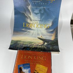 Vintage Lion King Sheet Music And Cd Sound Track With 2 Of 3 Discs 