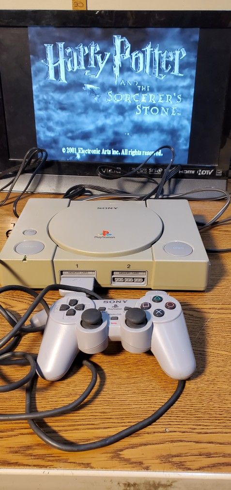 Sony PlayStation (PS1) SCPH-9001 Console w/ Controller And Memory Card Tested