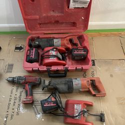 Milwaukee V28 Saw-Zall And Drill