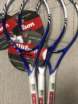 NOS Wilson BLX Four Tennis Racquet Grip Size 4 1/4 & 4 3/8