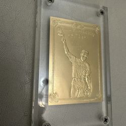 NOLAN RYAN 23K GOLD CARD 1993 LIMITED PRINT 4295/5714