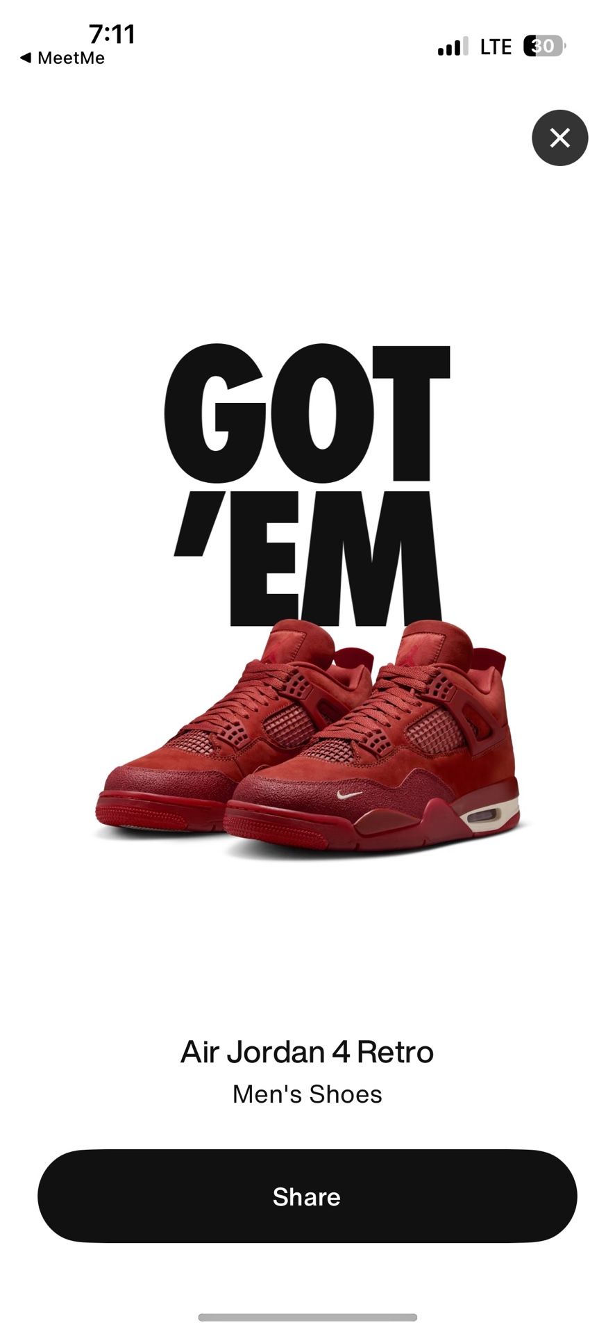 Nike Mens Air Jordan Retro 4 Brick By Brick