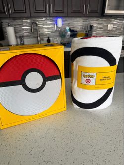 Pokemon x Target kickball and towel