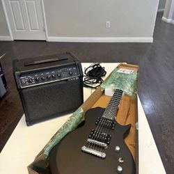 Electric Guitar and Amplifier 