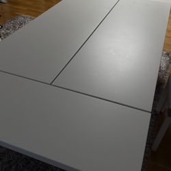 IKEA Solid Wood Extendable Dining Set — Like New!
