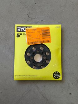 Used RYOBI 5 in. Backer Pad for Orbital Sanders.
