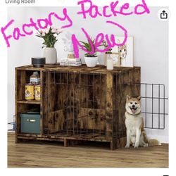 Dog Crate Kennel Furniture Wood Cabinet Table ***NEW 1A, B, C