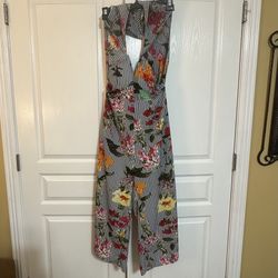 Pre Owned Floral Jumpsuit for Women