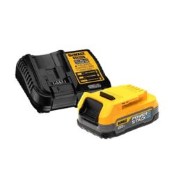 Dewalt 20V MAX XR POWERSTACK Lithium-Ion Battery Starter Kit with 1.7Ah Battery and Charger Brand New