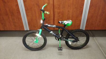 Bike with new tire in the back wheel. $20