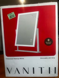 Hollywood vanity Bluetooth mirror