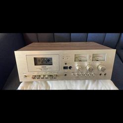 AKAI CS-707D Stereo Cassette Deck SERVICED fully functional 