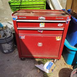 Craftsman Tool Box With Tools And A Box Of Tools 