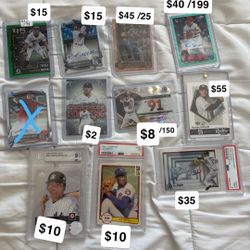 Baseball Cards Autos/#/Inserts