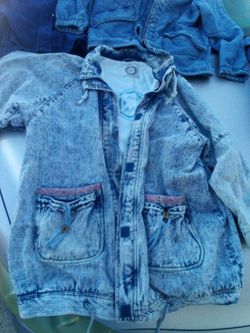 JEAN JACKET Denim - Women's Shirt - VINTAGE Style Levis 80's 90's Retro  1990's Mens Men Woman's Large Extra Large L XL XXL XXXL Clothes Lot Jean  Blue for Sale in Turlock