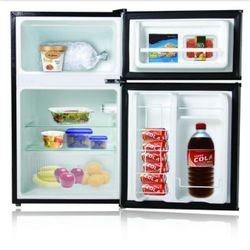 Dorm Fridge & Freezer, Black, Midea