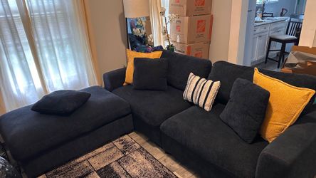 Blue couch