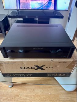 Emotiva BasX PT-2 2.1 Channel Stereo Preamplifier/DAC with Bluetooth in like new Condition