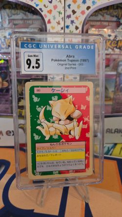 Abra Pokémon Topsun 1997 CGC 9.5 Gem Mint / CGC 10