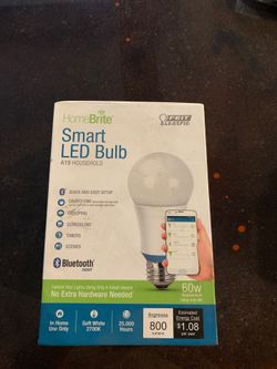 Smart led bulb a19 household