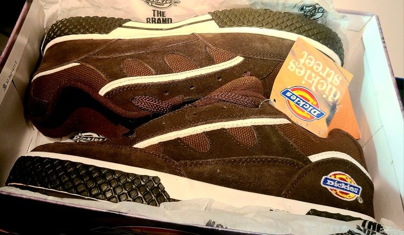 Brand NEW!!! Dickies Tennis Shoes Sneakers Size 11!!! Brown/White FREE LOCAL PICKUP!!!