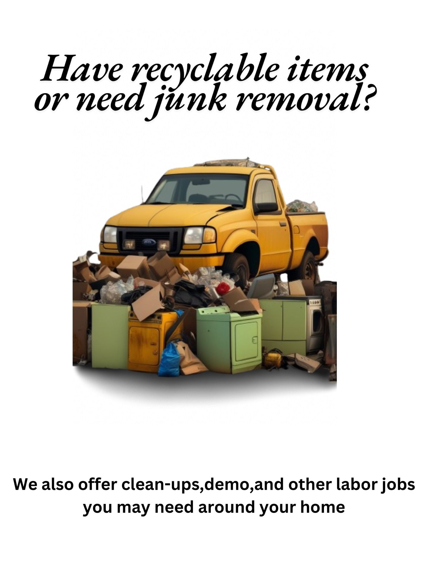 Free Pickup Of recyclable materials