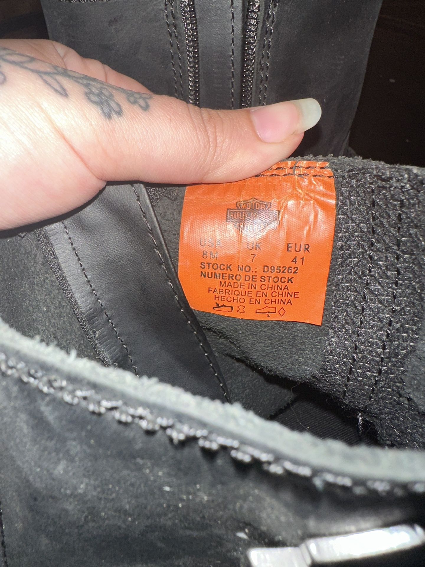Harley Davidson Boots Size 8M
