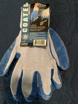 Latex Dipped Gloves XL