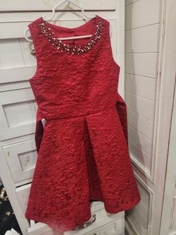 Red dress