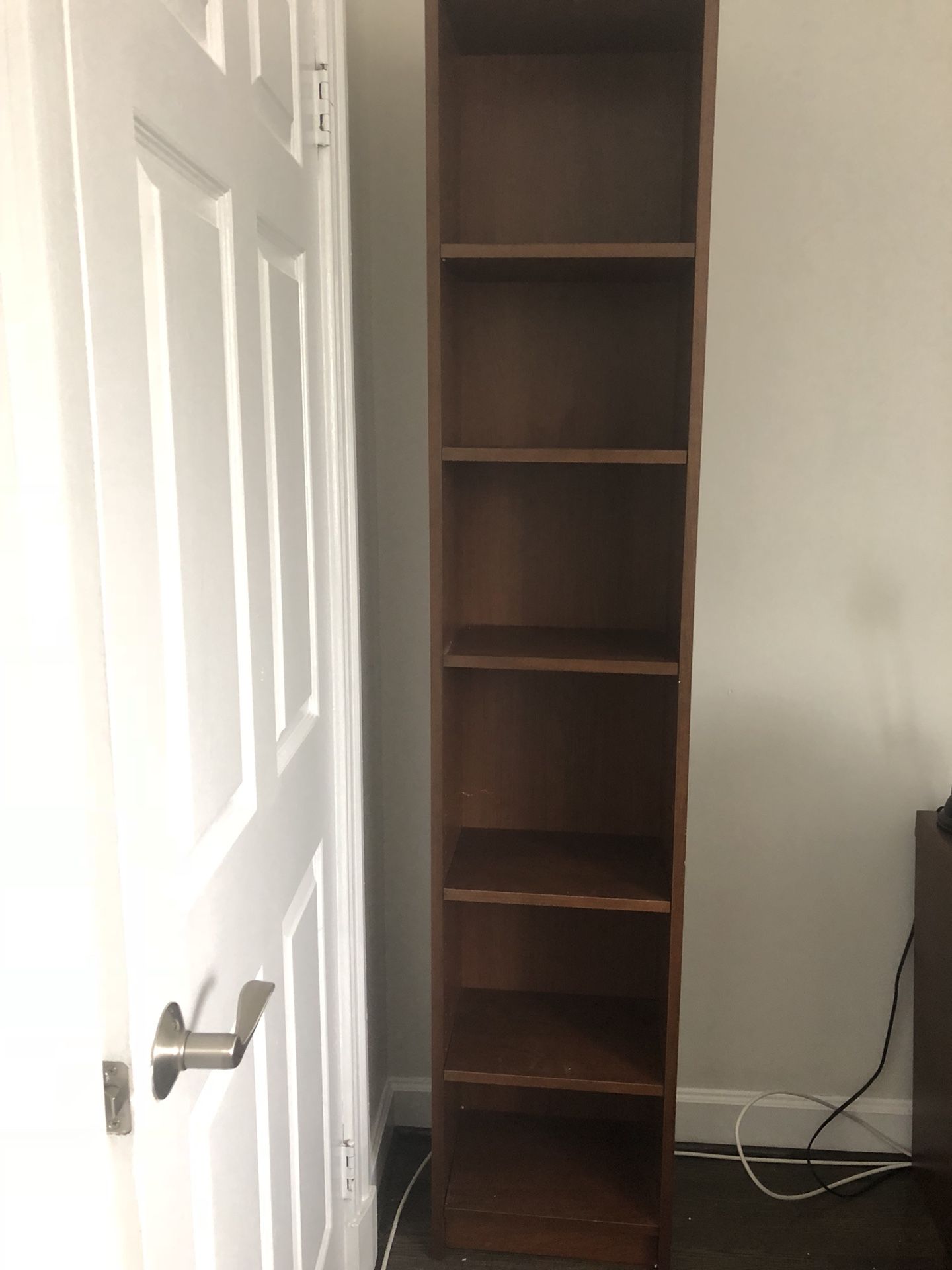 IKEA bookcase, rolling file drawer and desk