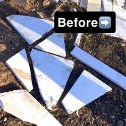 White Marble Stone $1/lb TODAY (Pick Up Del Valle Austin)