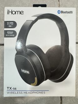 iHome Wireless Headphones TX-56
