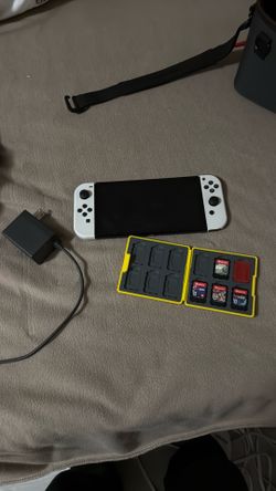 Nintendo switch oled and games