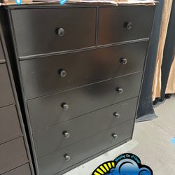 Black Duplex Compressed Chest Comoda Mueble Nuevo 