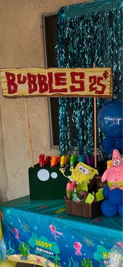 SpongeBob party decor