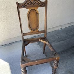 Vintage (approx. 1940’s-1950’s)Wood Chair 