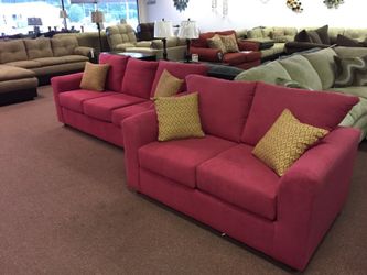 New sofa and loveseat