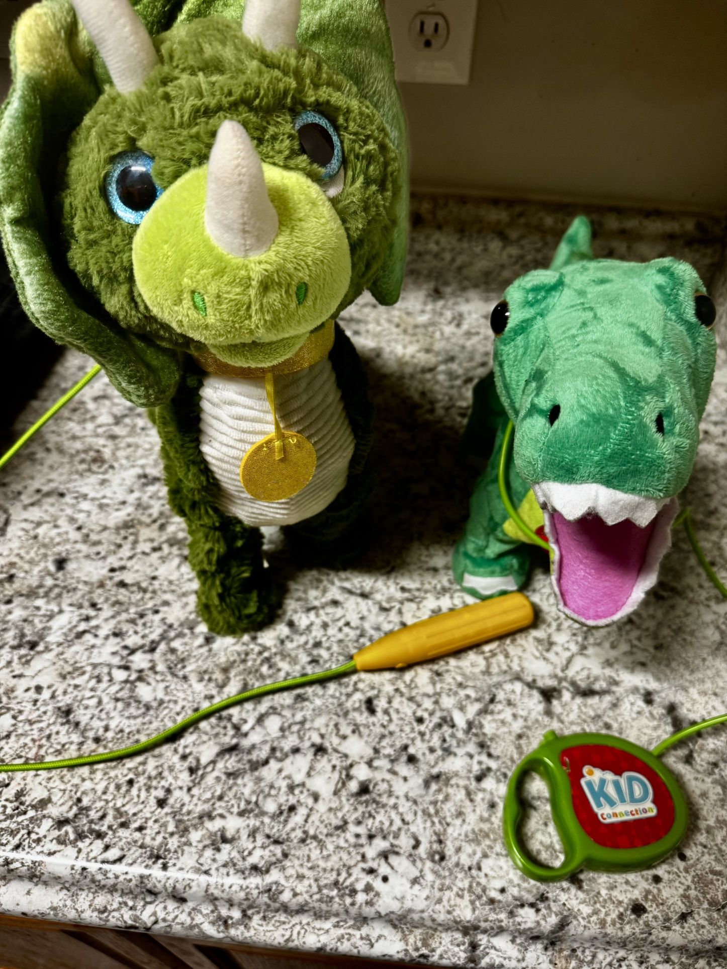 Electronic Dinosaur Toys with Leash $3/Each