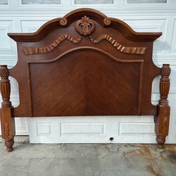 Wooden headboard king size