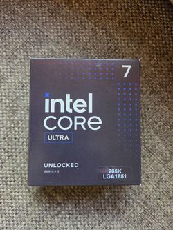 Intel core ultra 7 265k