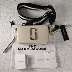 Marc Jacobs The Snapshot Crossbody Bag Cloud White Multi