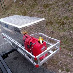 2" Hitch Carrier With Aluminum Tool Box