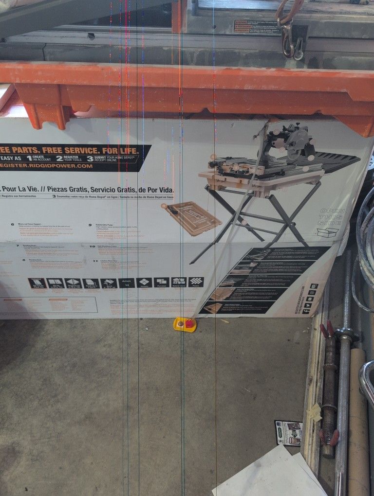Ridgid Wet Tile Saw 8 Inch