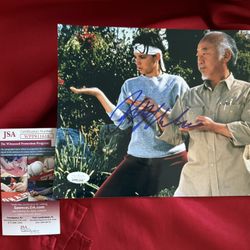 Ralph Macchio Karate Kid Signed Autographed 8x10 Photo JSA COA