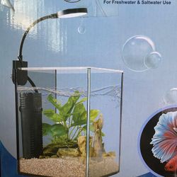 Fish Tank Betta 1.2gallons