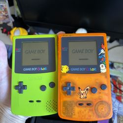 Gameboy Colors And Gameboy Advance 