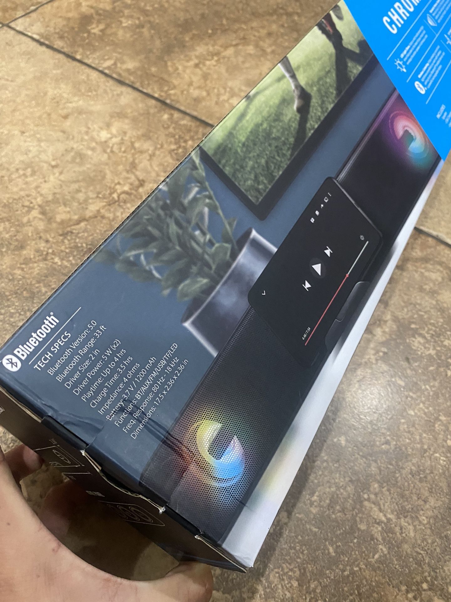 Brookstone ChromaBeat 17.5”SoundBar