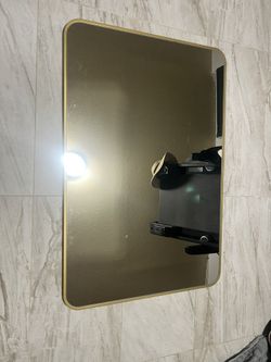 Modern Gold Frame Wall Mirror – Large Decorative Mirror