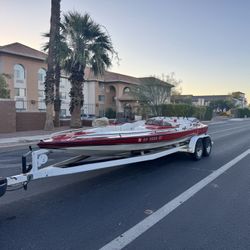 1996 Commander 21’ Open Bow 454 Jet Boat
