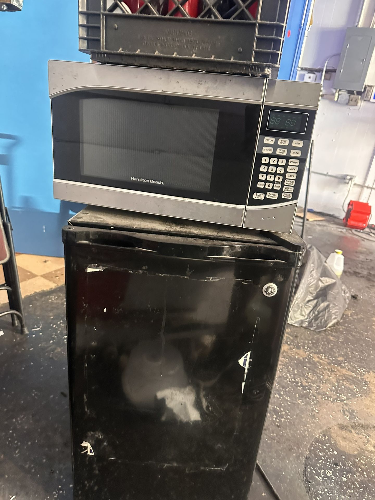 Fridge And Microwave